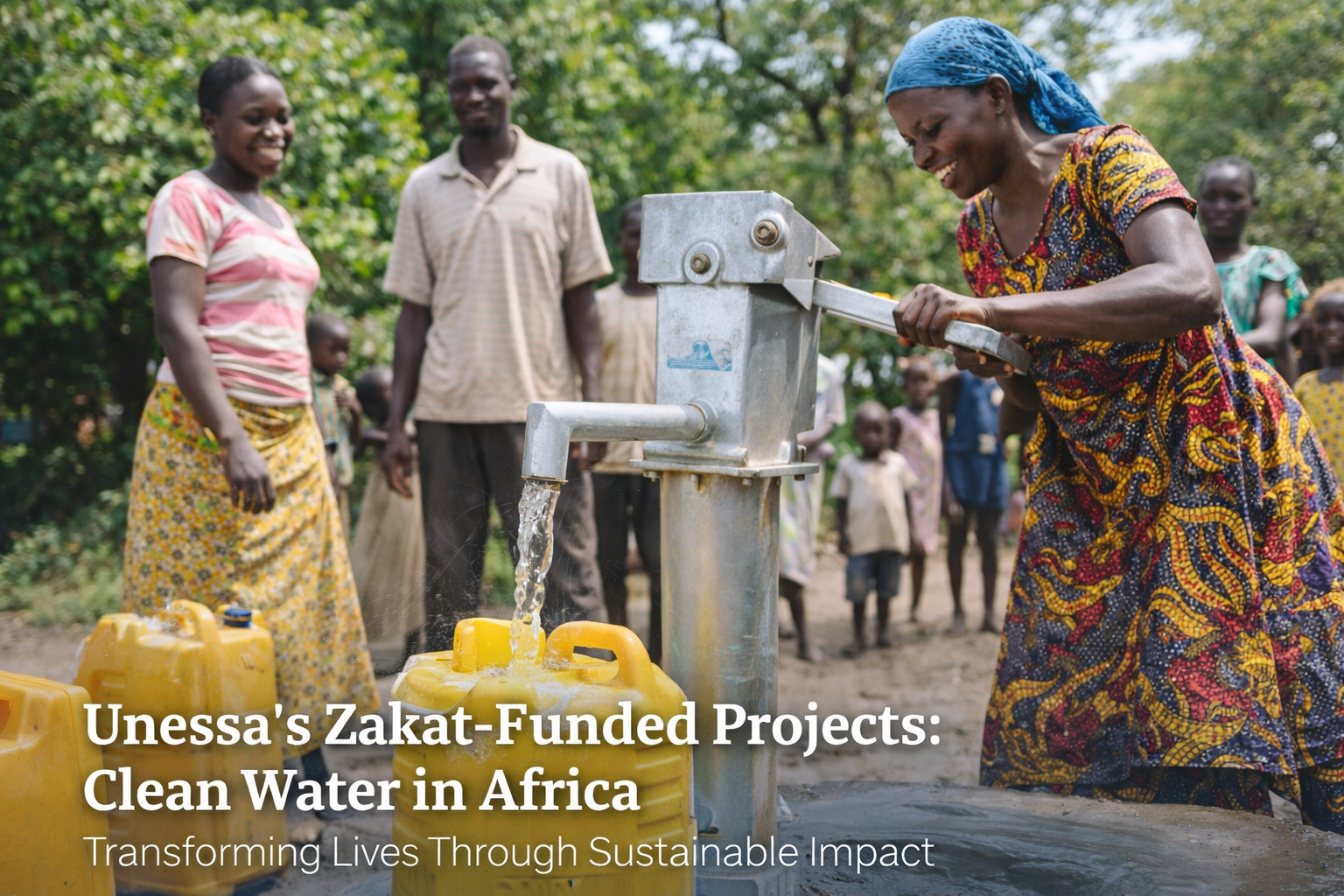 Unessa’s Zakat-Funded Projects: Clean Water in Africa