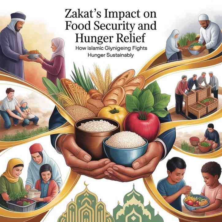 Zakat’s Impact on Food Security and Hunger Relief through community distribution and agricultural support.