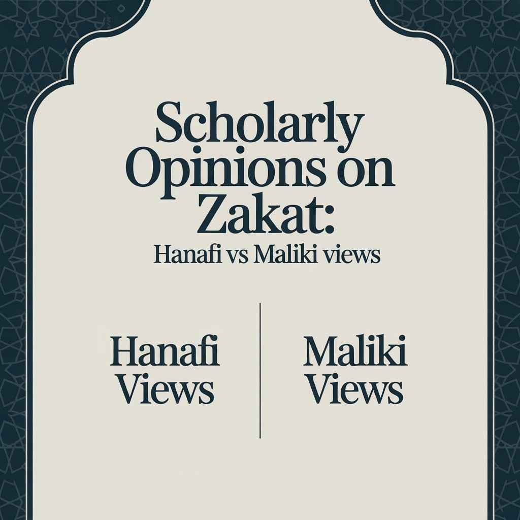 Scholarly Opinions on Zakat: Hanafi vs Maliki