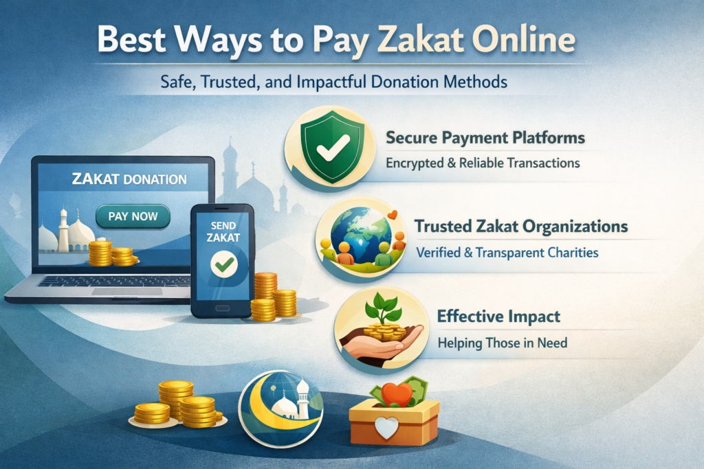 best ways to pay zakat online
