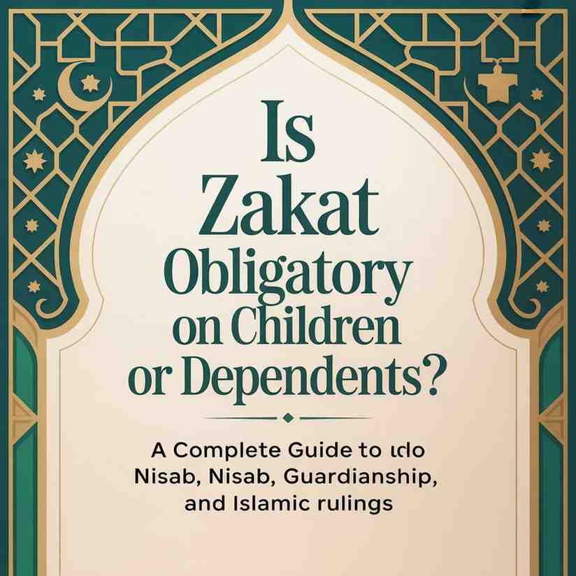 Is Zakat obligatory on children or dependents? A complete guide to Nisab, guardianship, and Islamic rulings.