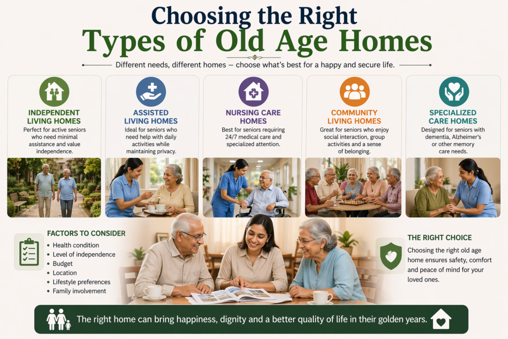 Types of Old Age Homes: 8 Powerful Options for Better Senior Living