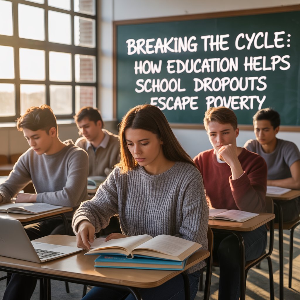 School Dropouts Escape Poverty