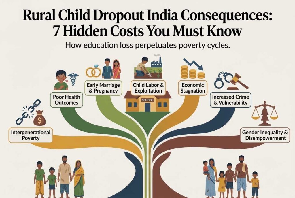 Rural Child Dropout India Consequences