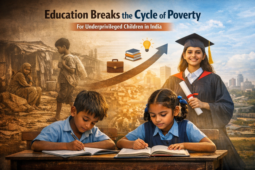 Poverty for Underprivileged Children in India